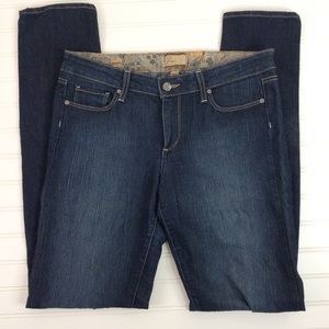 Paige Premium Jeans Peg Skinny Dark Wash 30